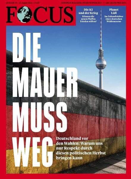 FOCUS – 23 August 2024 Cover