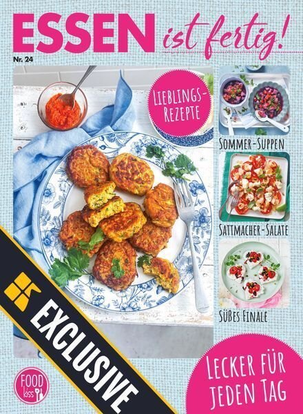 FOODkiss Essen ist fertig – 17 August 2024 Cover