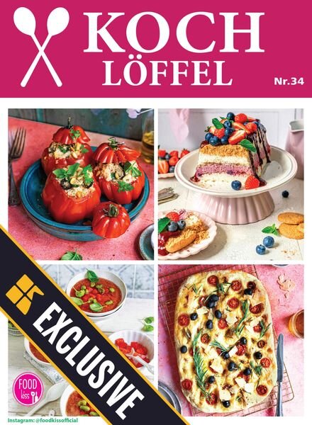 FOODkiss Liebes Land KochlOffel – Juli 2024 Cover