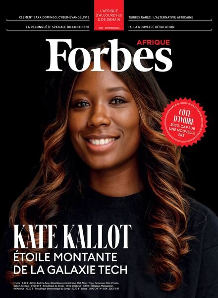 Forbes Afrique – Aout-Septembre 2024 Cover