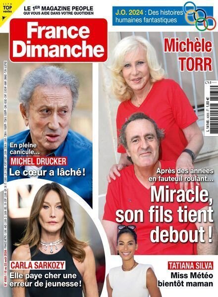 France Dimanche – 16 Aout 2024 Cover
