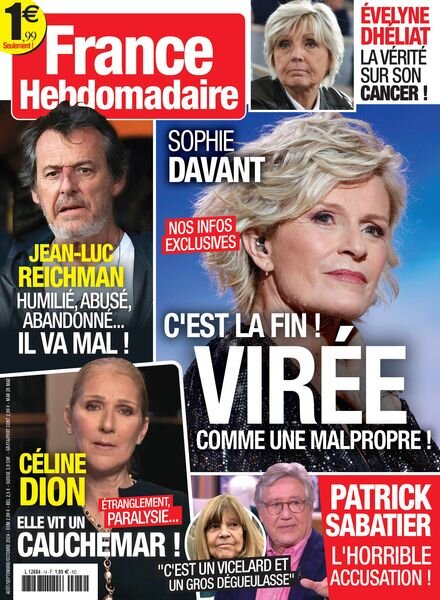 France Hebdomadaire – Aout-Septembre-Octobre 2024 Cover