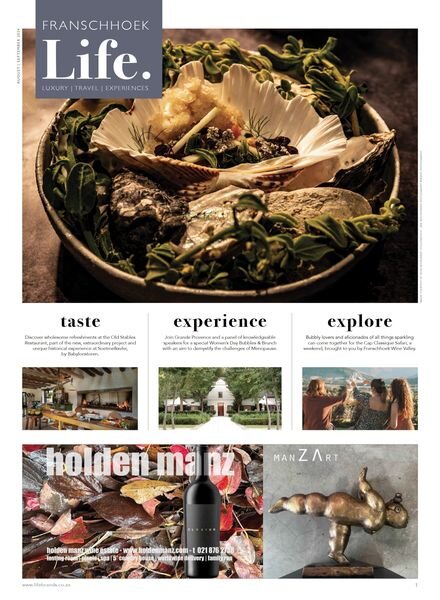 Franschhoek Life – August-September 2024 Cover