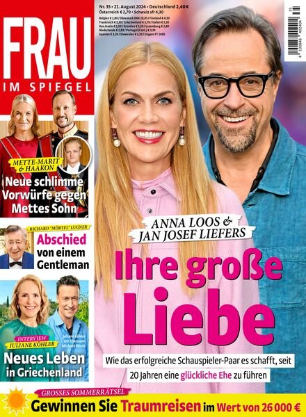 Frau im Spiegel – 21 August 2024 Cover