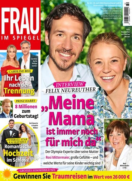 Frau im Spiegel – 31 Juli 2024 Cover
