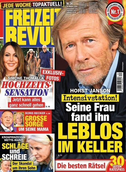 Freizeit Revue – 13 August 2024 Cover