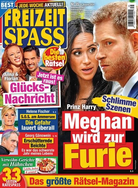 Freizeit Spass – 20 August 2024 Cover