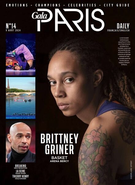Gala Paris – 9 Aout 2024 Cover