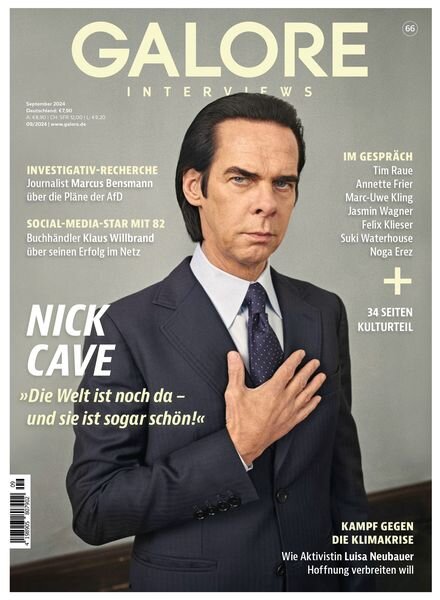 Galore Interviews – September 2024 Cover