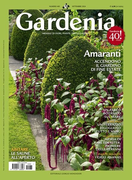 Gardenia – Settembre 2024 Cover