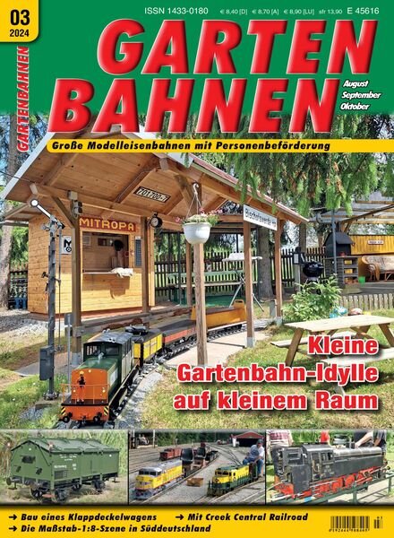 Gartenbahnen – August-September-Oktober 2024 Cover