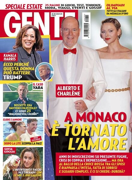 Gente Italia – 3 Agosto 2024 Cover