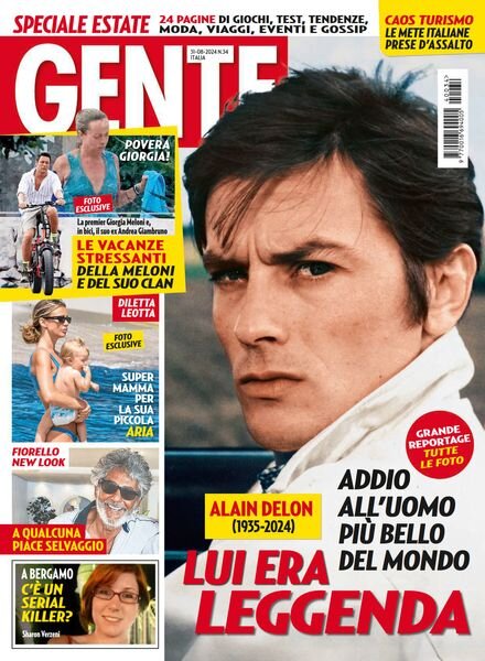 Gente Italia – 31 Agosto 2024 Cover