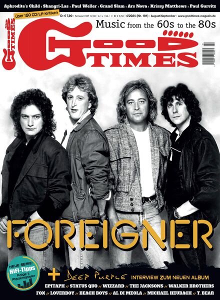 GoodTimes – August-September 2024 Cover