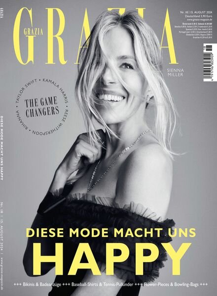 Grazia Germany – 15 August 2024 Cover