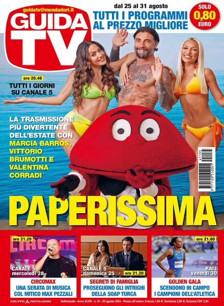 GuidaTV – 20 Agosto 2024 Cover
