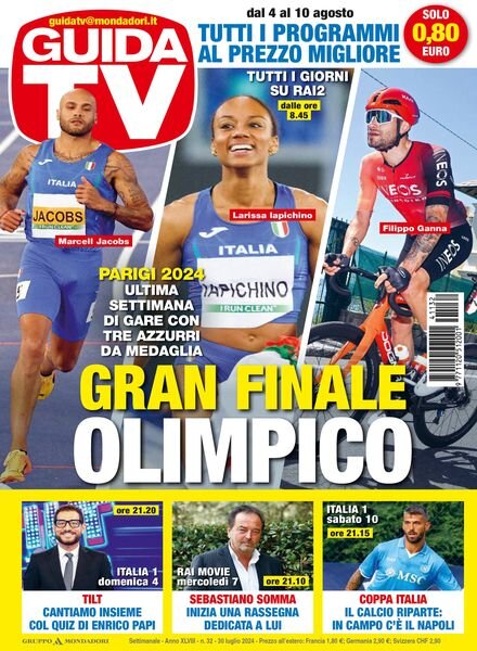 GuidaTV – 30 Luglio 2024 Cover