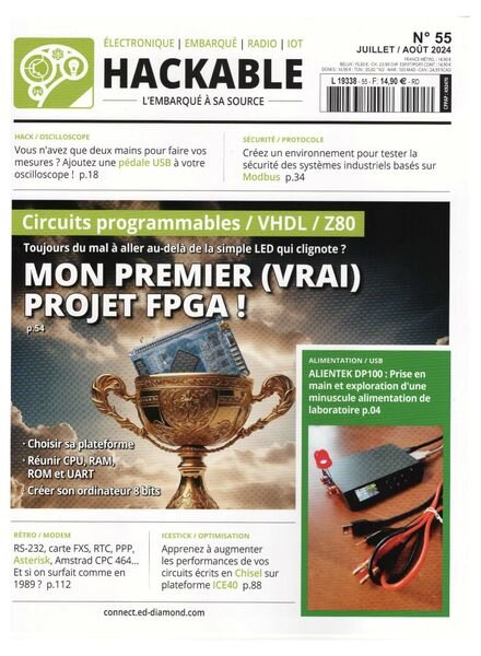 Hackable Magazine – Juillet-Aout 2024 Cover