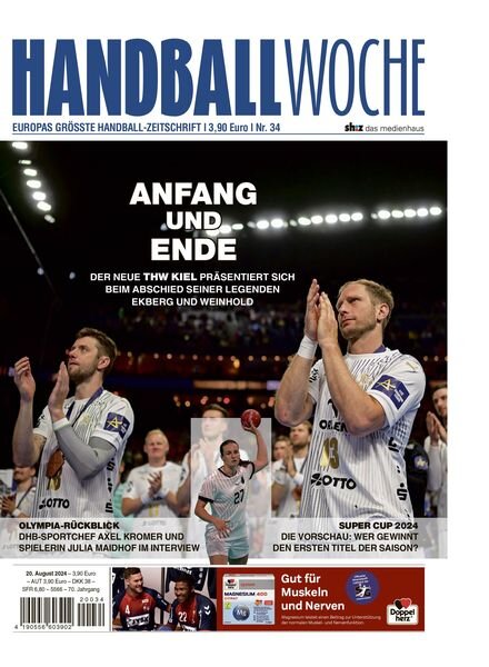 Handballwoche – 20 August 2024 Cover