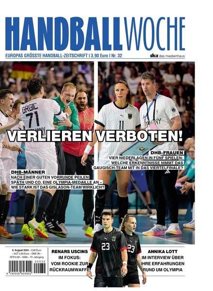Handballwoche – 6 August 2024 Cover