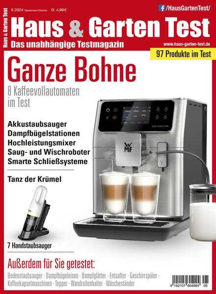 Haus & Garten Test – September-Oktober 2024 Cover