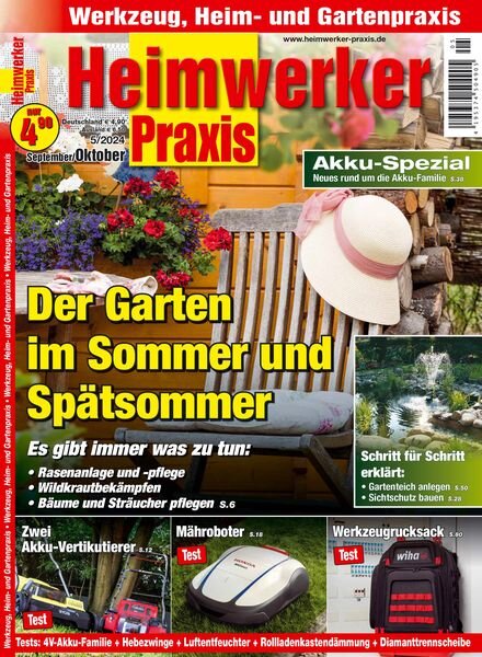 Heimwerker Praxis – September-Oktober 2024 Cover