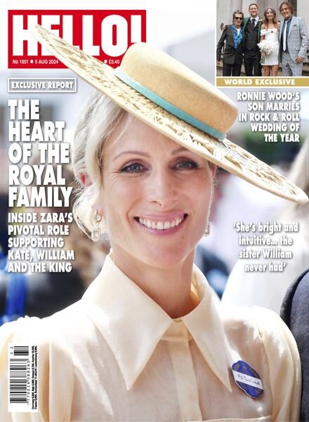 Hello! Magazine UK – Issue 1851 – 5 August 2024 Cover