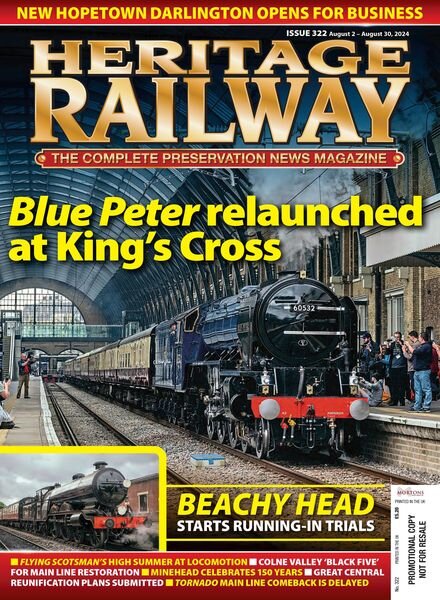 Heritage Railway – August 2 2024 Cover