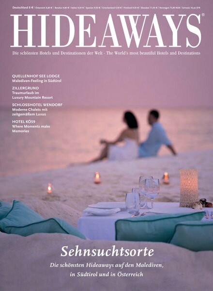 Hideaways Magazin – Heft 53 2022 Cover