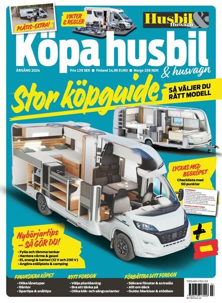 Husbil & Husvagn – 31 Juli 2024 Cover