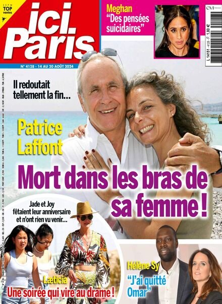 Ici Paris – 14 Aout 2024 Cover