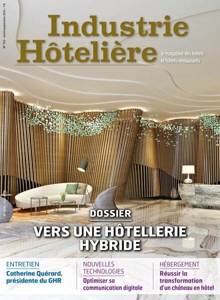 Industrie Hoteliere – Aout-Septembre 2024 Cover