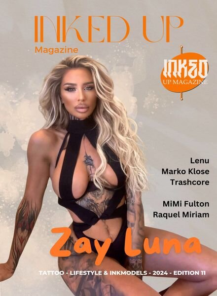 Inked Up Magazine – Issue 11 June 2024 Cover