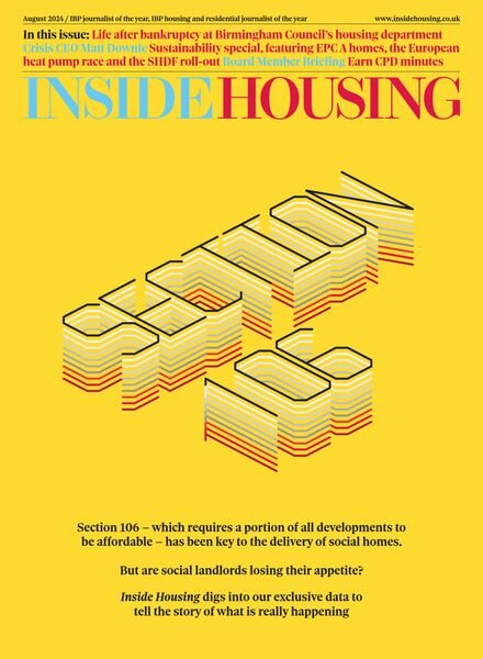 Inside Housing – August 2024 Cover
