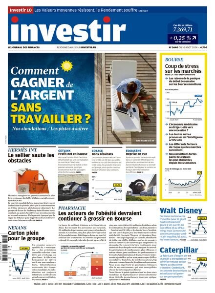 Investir – 10 Aout 2024 Cover