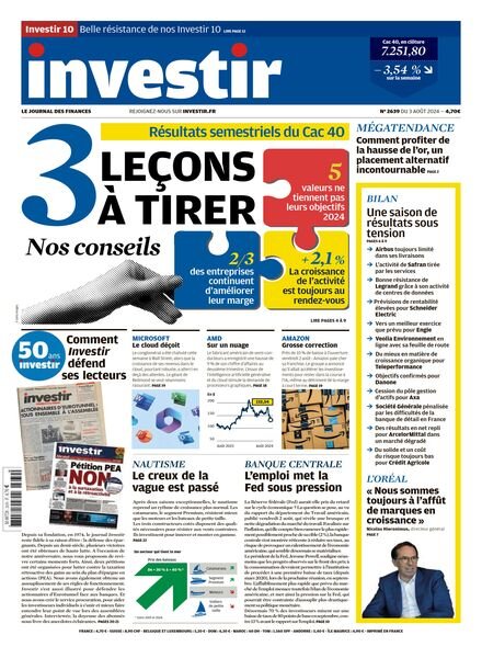 Investir – 3 Aout 2024 Cover