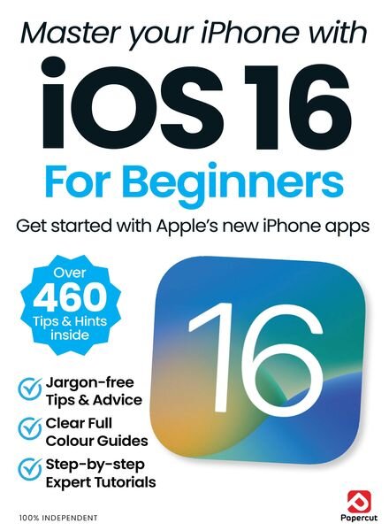 iOS 16 For Beginners – July 2024 Cover