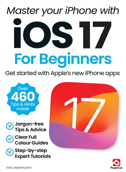 iOS 17 For Beginners – July 2024 Cover