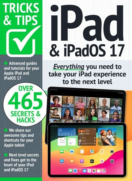 iPad & iPadOS 17 Tricks and Tips – August 2024 Cover