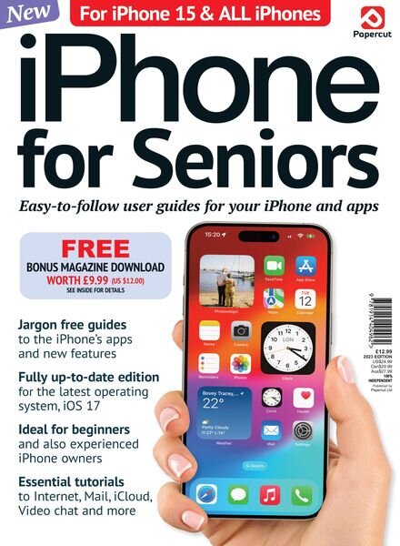 iPhone For Seniors – August 2024 Cover