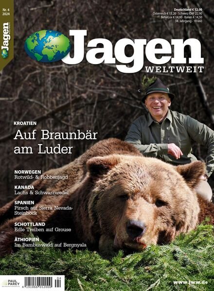 Jagen Weltweit – Nr 4 2024 Cover