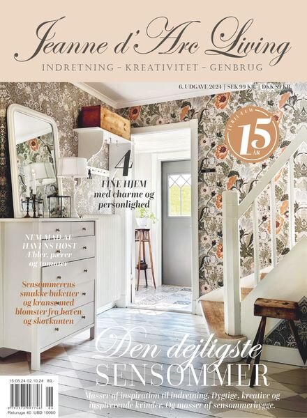Jeanne d’Arc Living Dansk udgave – August 2024 Cover