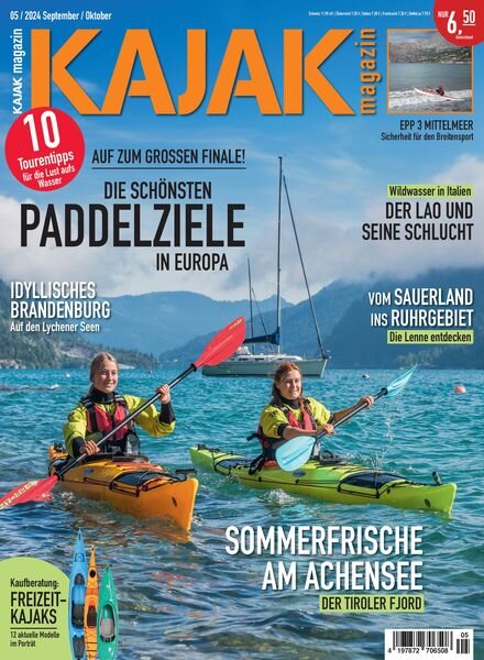kajak-Magazin – September-Oktober 2024 Cover