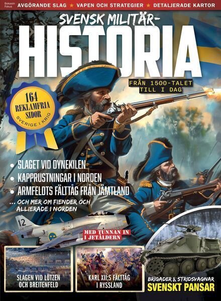 Krigshistoria Sverige – Svensk Militarhistoria – 16 Augusti 2024 Cover