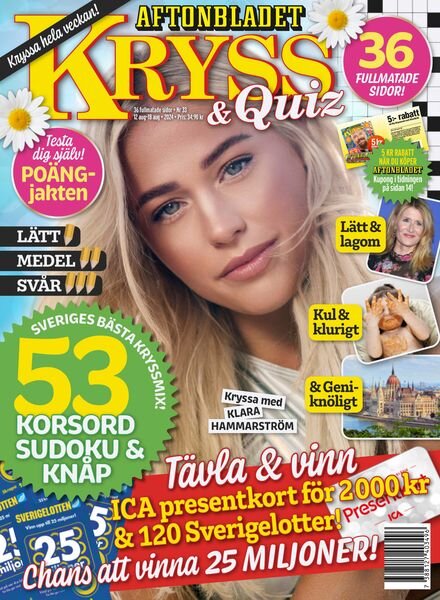 Kryss & Quiz – 12 Augusti 2024 Cover