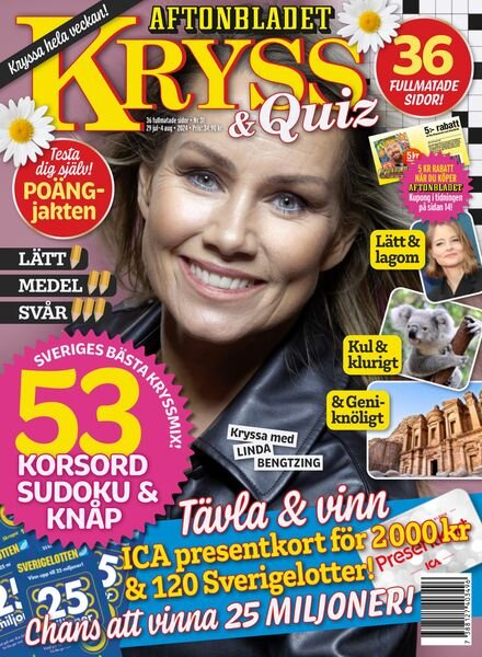 Kryss & Quiz – 29 Juli 2024 Cover