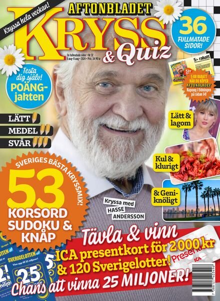 Kryss & Quiz – 5 Augusti 2024 Cover