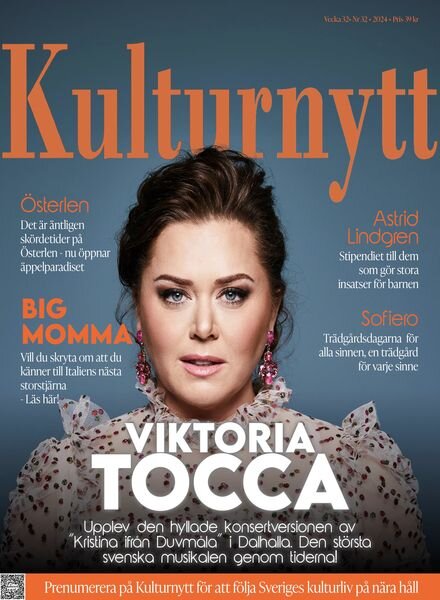Kulturnytt – 9 Augusti 2024 Cover