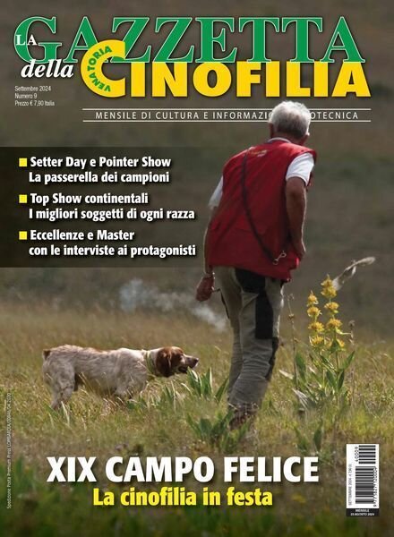 La Gazzetta Della Cinofilia Venatoria – Settembre 2024 Cover