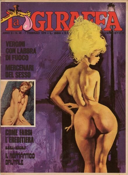 La Giraffa – N 45 7 Febbraio 1973 Cover